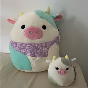 Squishmallow Cow Bundle Belana and Candess